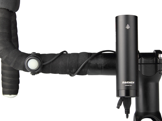 RAVEMEN CR700 bike light integrated design