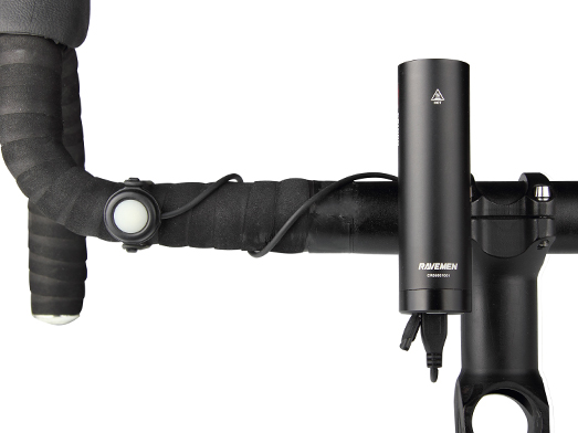 RAVEMEN CR700 bike light integrated design